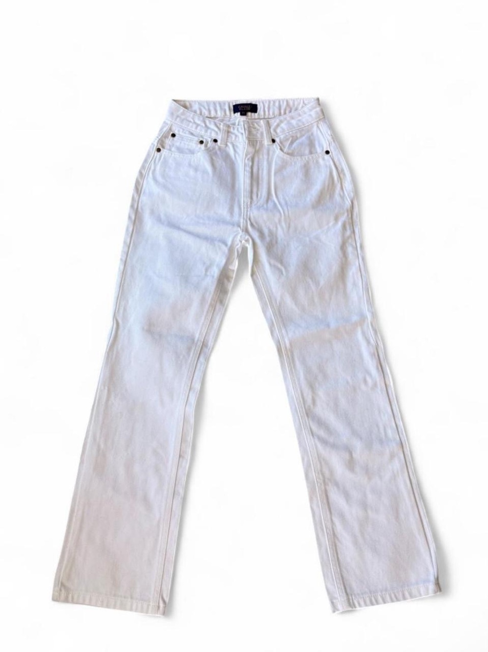 Cavalli Class White Boot-Cut Women's Jeans